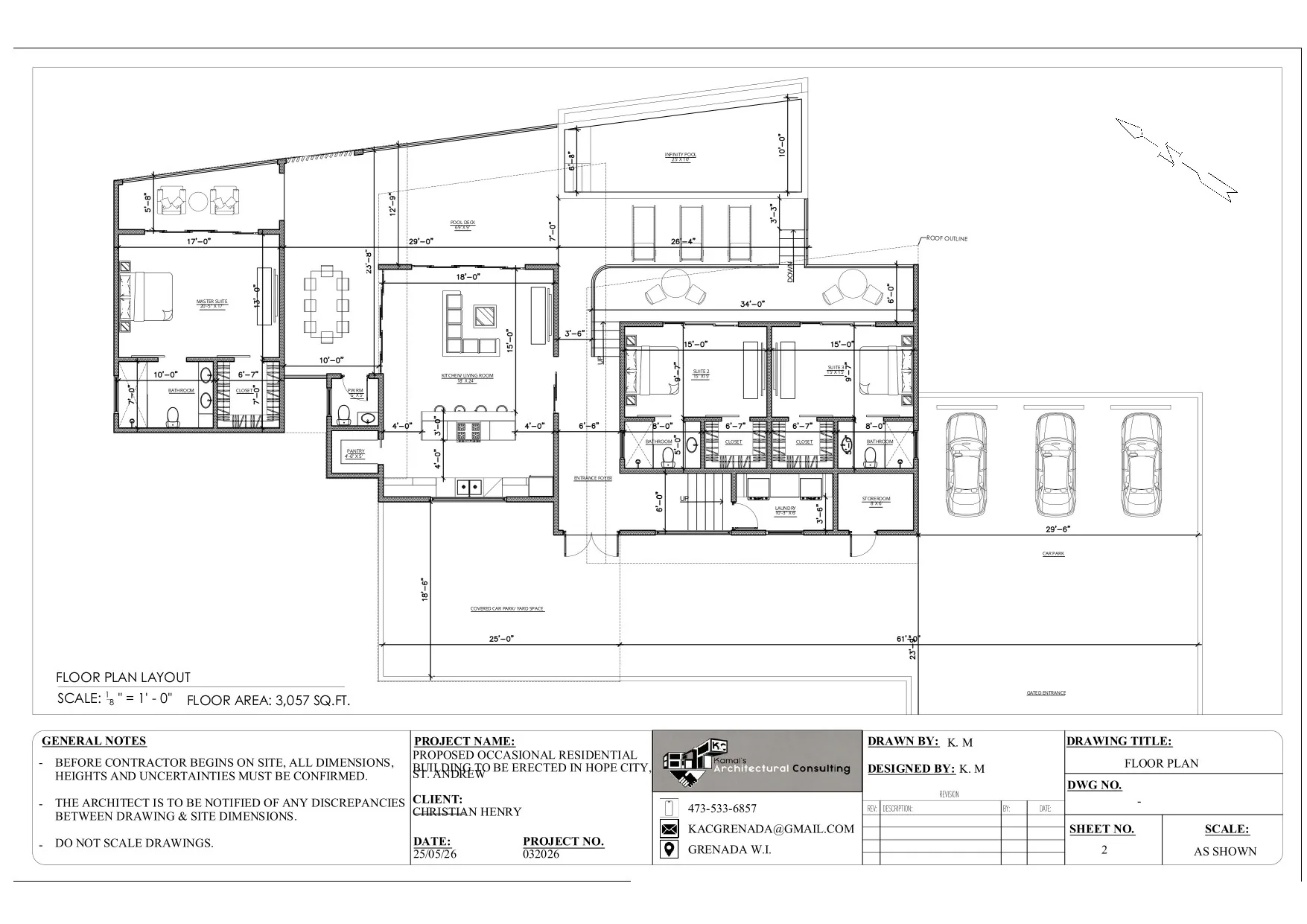 Поэтажный план виллы Hope City Villa A